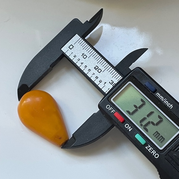 Vintage Butterscotch Baltic Amber Pendant 875 Silver USSR - Picture 10 of 11